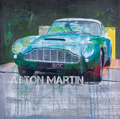 The DB5 by Markus Haub - Original Painting on Box Canvas